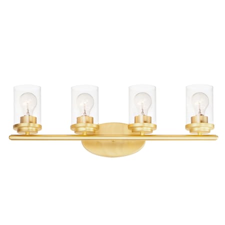 Maxim Lighting Corona 4-Light Bath Vanity 10214CLSBR